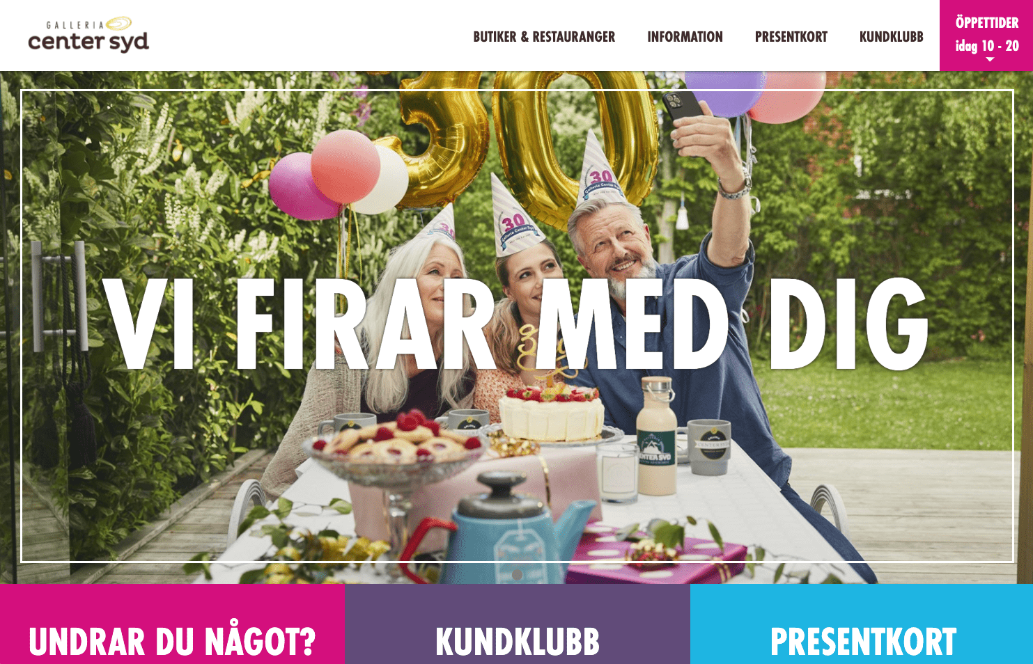 Birthday wishes and a new website